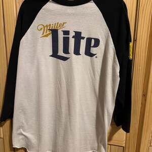 Miller Lite Retro Baseball Raglan T-Shirt